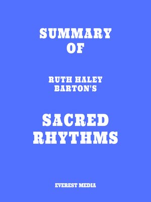 cover image of Summary of Ruth Haley Barton's Sacred Rhythms
